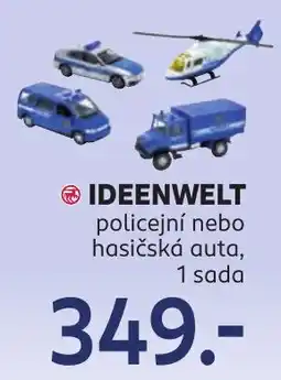Rossmann IDEENWELT policejní nebo hasičská auta nabídka