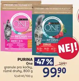 Rossmann PURINA One granule pro kočky nabídka