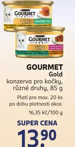 Rossmann GOURMET Gold konzerva pro kočky nabídka