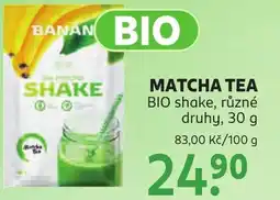 Rossmann MATCHA TEA BIO shake nabídka