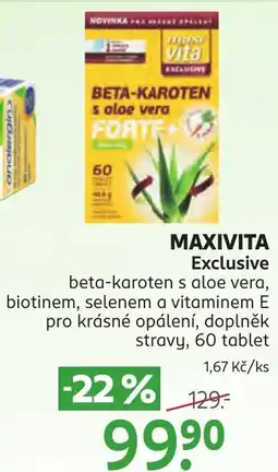 Rossmann MAXIVITA Exclusive nabídka