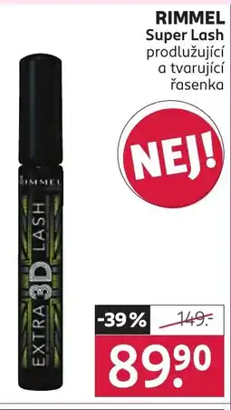 Rossmann RIMMEL Super Lash prodlužující a tvarující řasenka nabídka