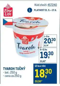 Makro Tvaroh tučný nabídka