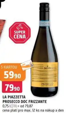 Terno LA PIAZZETTA PROSECCO DOC FRIZZANTE nabídka