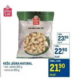 Makro Kešu jádra natural nabídka