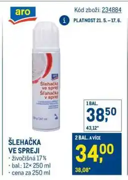 Makro Šlehačka ve spreji nabídka
