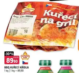 BBQ Kuřecí křídla