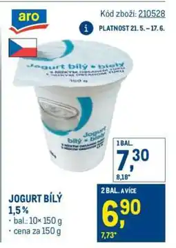 Makro Jogurt bílý 1,5 % nabídka