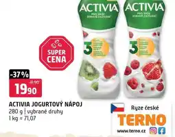 Terno Activia jogurtový nápoj nabídka