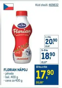 Makro FLORIAN NÁPOJ nabídka