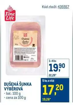 Makro Dušená šunka výběrová nabídka
