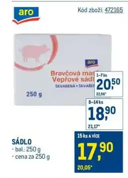 Makro Sádlo nabídka