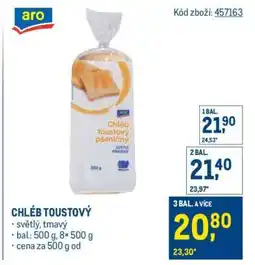 Makro Chléb toustový nabídka