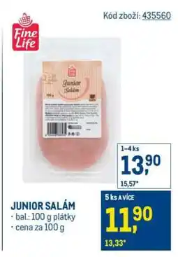 Makro Junior salám nabídka
