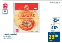 Makro Langoše tradiční nabídka