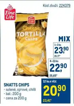 Makro SNATTS CHIPS nabídka
