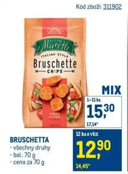 Makro Bruschetta nabídka