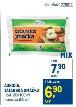 Makro AGRICOL Tatarská omáčka nabídka