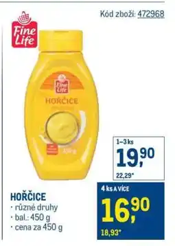 Makro Hořčice nabídka