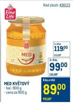 Makro Med květový nabídka