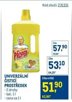 Makro Univerzální čisticí prostředek nabídka