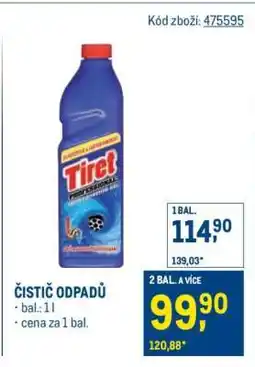 Makro Čistič odpadů nabídka