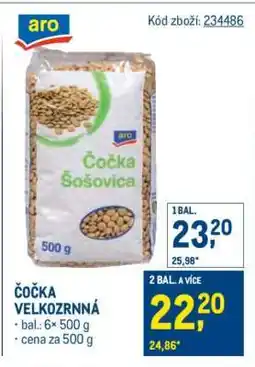 Makro Čočka velkozrnná nabídka