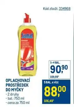 Makro OPLACHOVACÍ PROSTŘEDEK DO MYČKY • nabídka