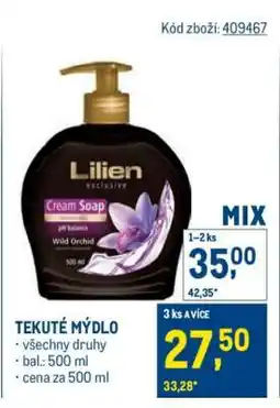 Makro Tekuté mýdlo nabídka