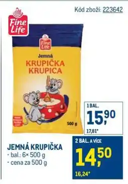 Makro Jemná krupička nabídka