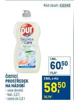Makro Čisticí prostředek na nádobí nabídka