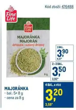 Makro Majoránka nabídka