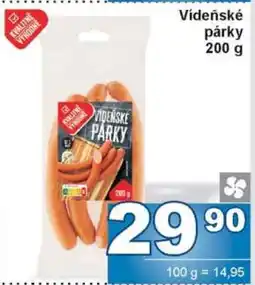Jip Vídeňské párky* • nabídka