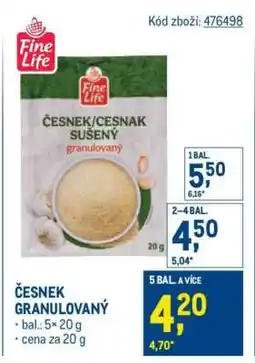 Makro Česnek granulovaný nabídka