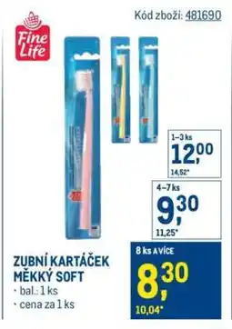 Makro ZUBNÍ KARTÁČEK MĚKKÝ SOFT nabídka