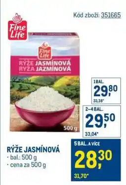 Makro Rýže jasmínová nabídka
