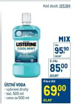 Makro Ústní voda nabídka