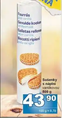 Jip SUŠENKY S NÁPLNÍ nabídka