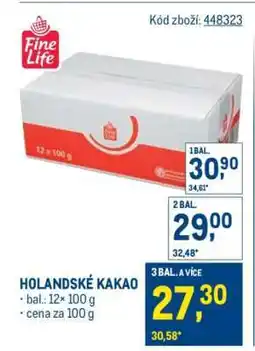 Makro Holandské kakao nabídka