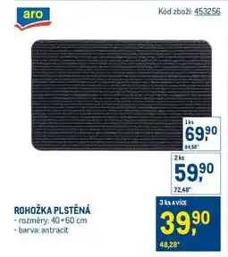 Makro ROHOŽKA PLSTĚNÁ nabídka