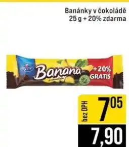 Jip Banánky v čokoládě nabídka