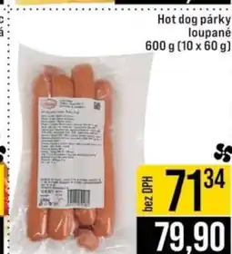 Jip Hot dog párky loupané nabídka
