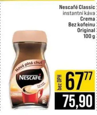 Jip Nescafé Classic nabídka