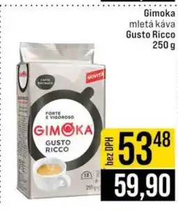 Jip Gimoka mletá káva Gusto Ricco nabídka
