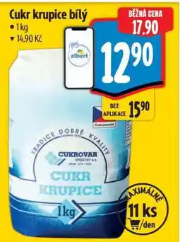 Albert Cukr Krupice bílý nabídka