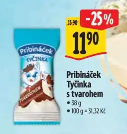 Albert Pribináček Tyčinka s tvarohem nabídka