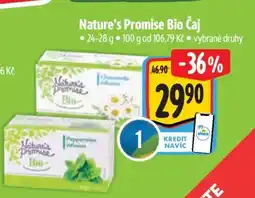 Albert Nature’s Promise Bio Čaj nabídka