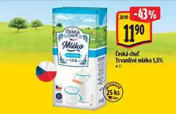 Albert Česká chuť Trvanlivé mléko 1,5% nabídka