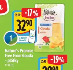 Albert Nature’s Promise Free from Gouda plátky nabídka