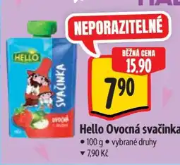 Albert Hello Ovocná svačinka nabídka